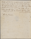 Letter from James G. Jackson