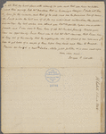 Letter from Joseph C. Cabell