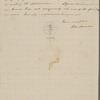 Letter from John Madison