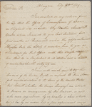 Letter from Francis Preston