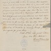 Letter from Francis Preston