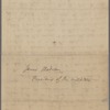 Letter from Joel Barlow