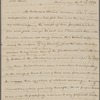 Letter from Alfred Madison