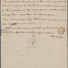 Letter from Alfred Madison