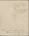 Letter from John Martin Baker