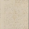 Letter from William Madison