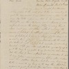 Letter from William Madison