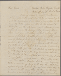 Letter from William Madison