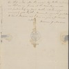 Letter from William Madison