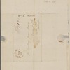 Letter from William Madison