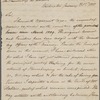 Letter from Benjamin Henry Latrobe