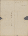 Letter from Richard Forrest