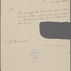 Letter from Gideon Granger