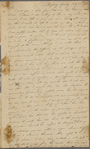 Letter from John Morris