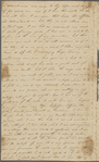 Letter from John Morris