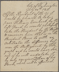 Letter from William Esenbeck