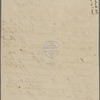 Letter from William Esenbeck