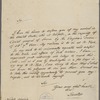 Letter from Daniel Lescallier