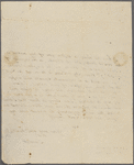 Letter from Daniel Lescallier