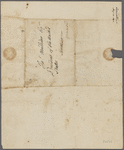 Letter from Daniel Lescallier