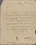 Letter from Levett Harris