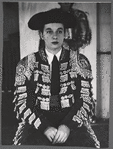 Grace Hartigan in Spanish matador costume