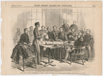 West Point, New York. Court-martial of James W. Smith, the colored cadet - Smith reading his defense, January 12th 1871
