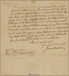 Letter from James Madison, Sr. to William Daignerfield