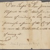 Letter from José Ignacio de Viar to Dolley Madison