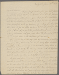 Letter from Edward Coles to Dolley Madison