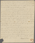Letter from Edward Coles to Dolley Madison