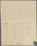Letter from Edward Coles to Dolley Madison