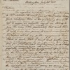 Letter from Benjamin Henry Latrobe to Dolley Madison