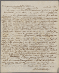 Letter from Benjamin Henry Latrobe to Dolley Madison