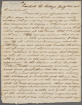 Letter from Robert Lewis Madison to Dolley Madison