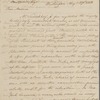 Letter from Benjamin Henry Latrobe to Dolley Madison