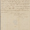Letter from Benjamin Henry Latrobe to Dolley Madison