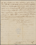 Letter from Benjamin Henry Latrobe to Dolley Madison