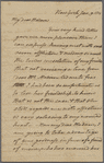 Letter from Ruth Barlow to Dolley Madison
