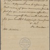 Letter from Ruth Barlow to Dolley Madison