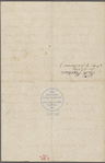 Letter from Ruth Barlow to Dolley Madison