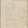 Letter from Walter Langdon to Dolley Madison