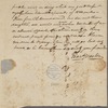 Letter from Francis Preston to Dolley Madison
