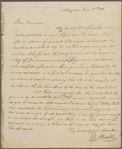 Letter from Francis Preston to Dolley Madison