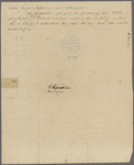 Letter from Dolley Madison to Edward Coles