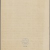 Letter from John Vaughan to Dolley Madison