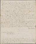 Letter from Edward Coles to Dolley Madison