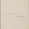 Letter from John Thompson Kilby to Dolley Madison