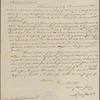 Letter from J.M. Porter to Dolley Madison