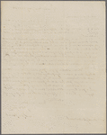 Letter from J.M. Porter to Dolley Madison